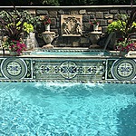 Luxury gunite swimming pool