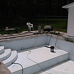 Gunite Pool with High Build Epoxy Paint
